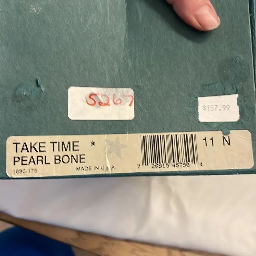 SAS PEARL BONE COLORED COMFORT SHOES. NEW - Picture 12 of 12